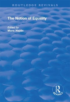 The Notion of Equality (eBook, ePUB)