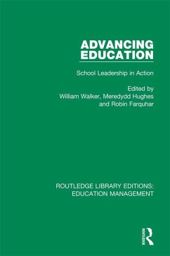 Cover Advancing Education (eBook, PDF)