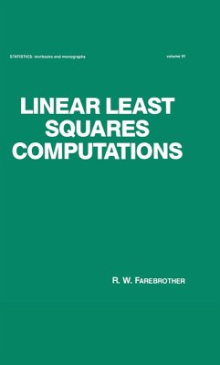 Linear Least Squares Computations (eBook, ePUB) - Farebrother, R. W.