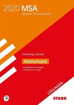 Mittlerer Schulabschluss MSA 2020 - Mathematik Lösungen - Schleswig-Holstein