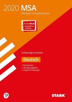 Mittlerer Schulabschluss MSA 2020 - Deutsch - Schleswig-Holstein