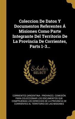 Coleccion De Datos Y Documentos Referentes Á Misiones Como Parte Integrante Del Territorio De La Provincia De Corrientes, Parts 1-3...