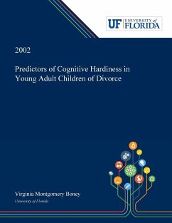 Predictors of Cognitive Hardiness in Young Adult Children of Divorce - Boney, Virginia