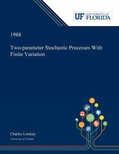 Two-parameter Stochastic Processes With Finite Variation - Lindsey, Charles