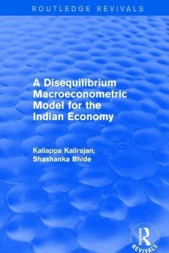 A Disequilibrium Macroeconometric Model for the Indian Economy - Kalirajan, Kaliappa; Bhide, Shashanka