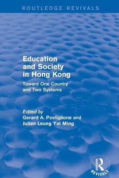 Cover Education and Society in Hong Kong