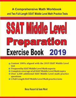 SSAT Middle Level Math Preparation Exercise Book - Nazari, Reza; Mest, Sam