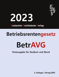 Cover Betriebsrentengesetz - BetrAVG