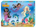 Hama 3150 - Bügelperlen, Geschenkpackung Meerjungfrauen, 4000 Midi-Perlen und Zubehör