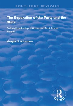 Cover The Separation of the Party and the State (eBook, PDF)