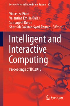 Intelligent and Interactive Computing (eBook, PDF)