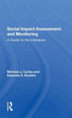 Cover Social Impact Assessment And Monitoring (eBook, PDF)