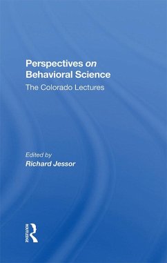 Perspectives On Behavioral Science (eBook, ePUB) - Jessor, Richard