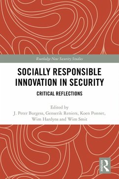 Socially Responsible Innovation in Security (eBook, ePUB)