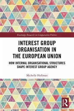 Interest Group Organisation in the European Union (eBook, ePUB) Cover Interest Group Organisation in the European Union (eBook, ePUB)