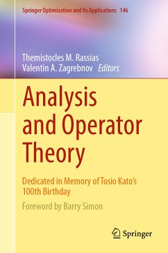 Analysis and Operator Theory (eBook, PDF)