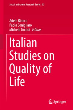 Italian Studies on Quality of Life (eBook, PDF)