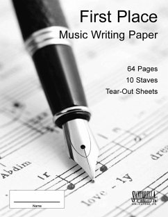Cover First Place Music Writing Paper