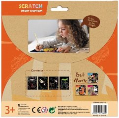 Avenir 6301542 - Scratch Magic Animal, Tiere, Kratzbilder