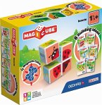 Invento 507013 - GEOMAG MAGICUBE Insects, Magnetisches Aufbausystem, 4 Würfel
