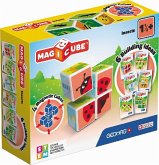 Invento 507013 - GEOMAG MAGICUBE Insects, Magnetisches Aufbausystem, 4 Würfel