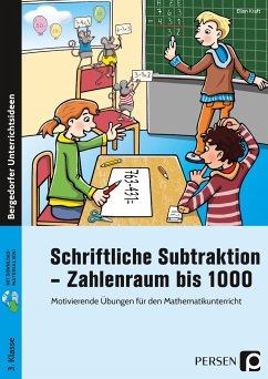 Schriftliche Subtraktion - Zahlenraum bis 1000 - Kraft, Ellen