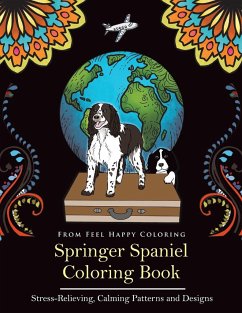 Springer Spaniel Coloring Book - Feel Happy Coloring