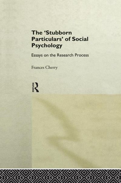 Stubborn Particulars of Social Psychology (eBook, PDF)