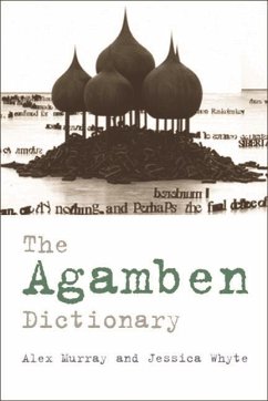 Cover Agamben Dictionary (eBook, ePUB)