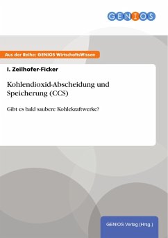 Kohlendioxid-Abscheidung und Speicherung (CCS) (eBook, PDF) - Zeilhofer-Ficker, I.