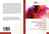 Contrôle de gestion et pilotage de la performance des universités Contrôle de gestion et pilotage de la performance des universités