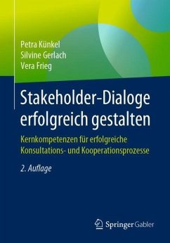 Stakeholder-Dialoge erfolgreich gestalten - Künkel, Petra;Gerlach, Silvine;Frieg, Vera