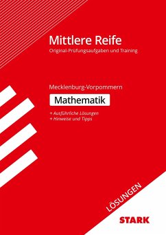 Lösungen zu Training Abschlussprüfung Mittlere Reife - Mathematik - Mecklenburg-Vorpommern