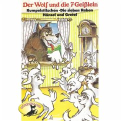 Gebrüder Grimm, Der Wolf und die sieben Geißlein und weitere Märchen (MP3-Download) - Grimm, Gebrüder; Andersen, Hans Christian