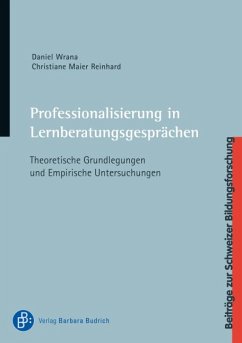 Professionalisierung in Lernberatungsgesprächen (eBook, PDF)