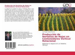 Producción de Hortaliza de Hojas en Contenedores Vertical Rotacional