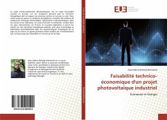 Cover Faisabilité technico-économique d'un projet photovoltaïque industriel