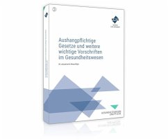 Cover Aushangpflichtige Gesetze und weitere wichtige Vorschriften im Gesundheitswesen