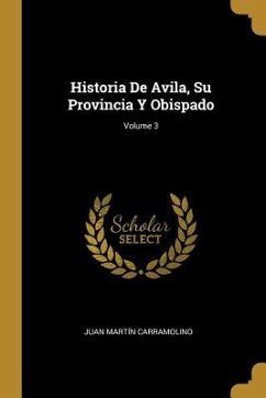 Historia De Avila, Su Provincia Y Obispado; Volume 3 - Carramolino, Juan Martín