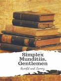 Simplex Munditiis, Gentlemen (eBook, ePUB)