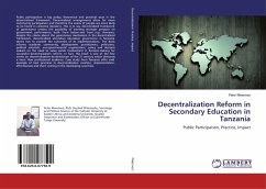 Decentralization Reform in Secondary Education in Tanzania - Mwemezi, Peter