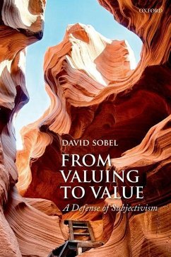 From Valuing to Value - Sobel, David