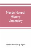 Mende natural history vocabulary