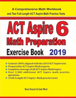 Cover ACT Aspire 6 Math Preparation Exercise Book