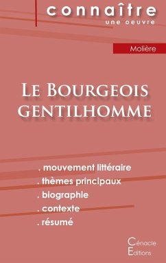 Fiche de lecture Le Bourgeois gentilhomme de Molière (Analyse littéraire de référence et résumé complet) - Molière