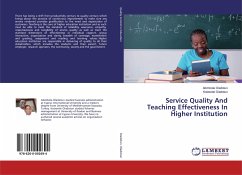 Service Quality And Teaching Effectiveness In Higher Institution - Oladotun, Abimbola;Oladotun, Kolawole