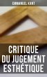 Critique du jugement esthétique... - Bild 1