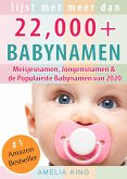 Babynamen: Lijst met meer dan 22.000 Meisjesnamen, Jongensnamen & de Populairste Babynamen van 2020 (eBook, ePUB)