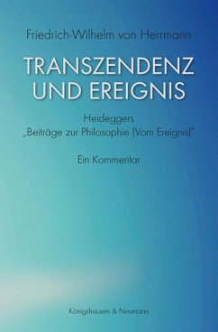 Transzendenz und Ereignis - Herrmann, Friedrich-Wilhelm von