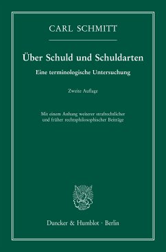 Über Schuld und Schuldarten. (eBook, ePUB) - Schmitt, Carl
